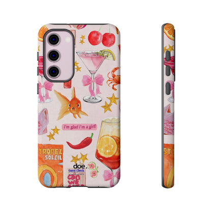 I'm glad I'm a girl Samsung Case