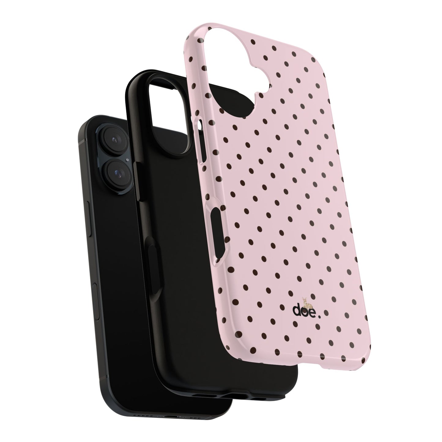 Pink Polka Dot iPhone Case