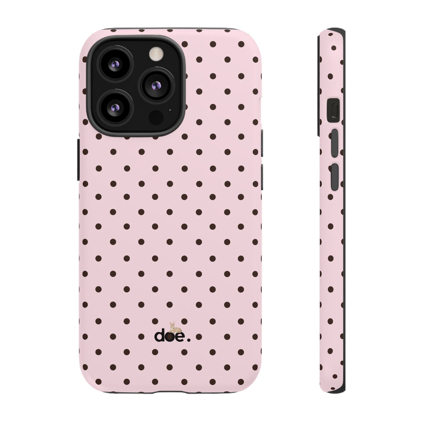 Pink Polka Dot iPhone Case