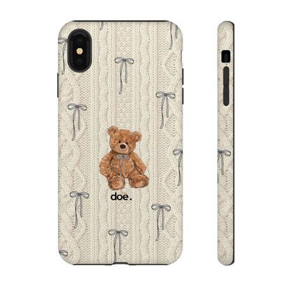Little Bow Bear iPhone Case