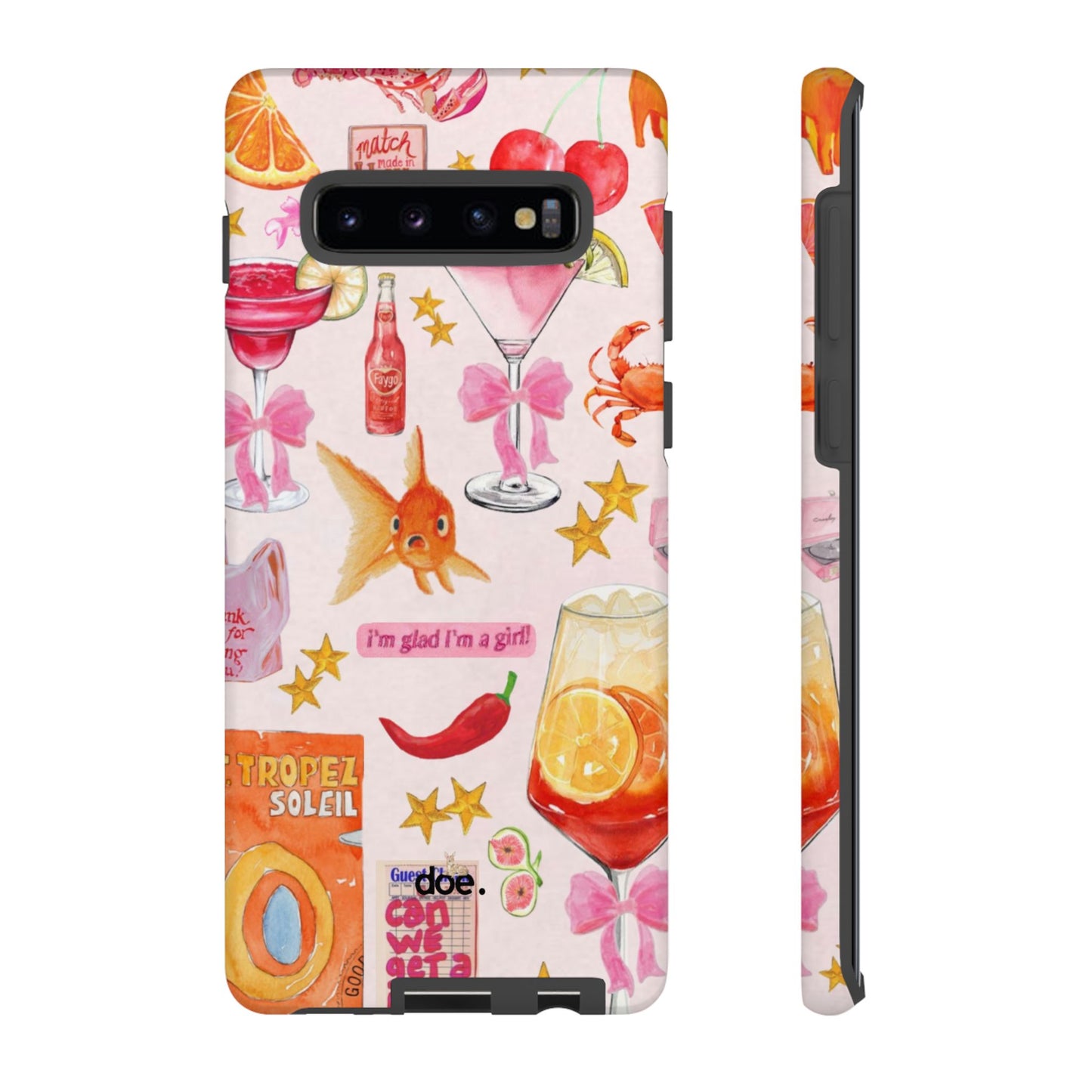 I'm glad I'm a girl Samsung Case