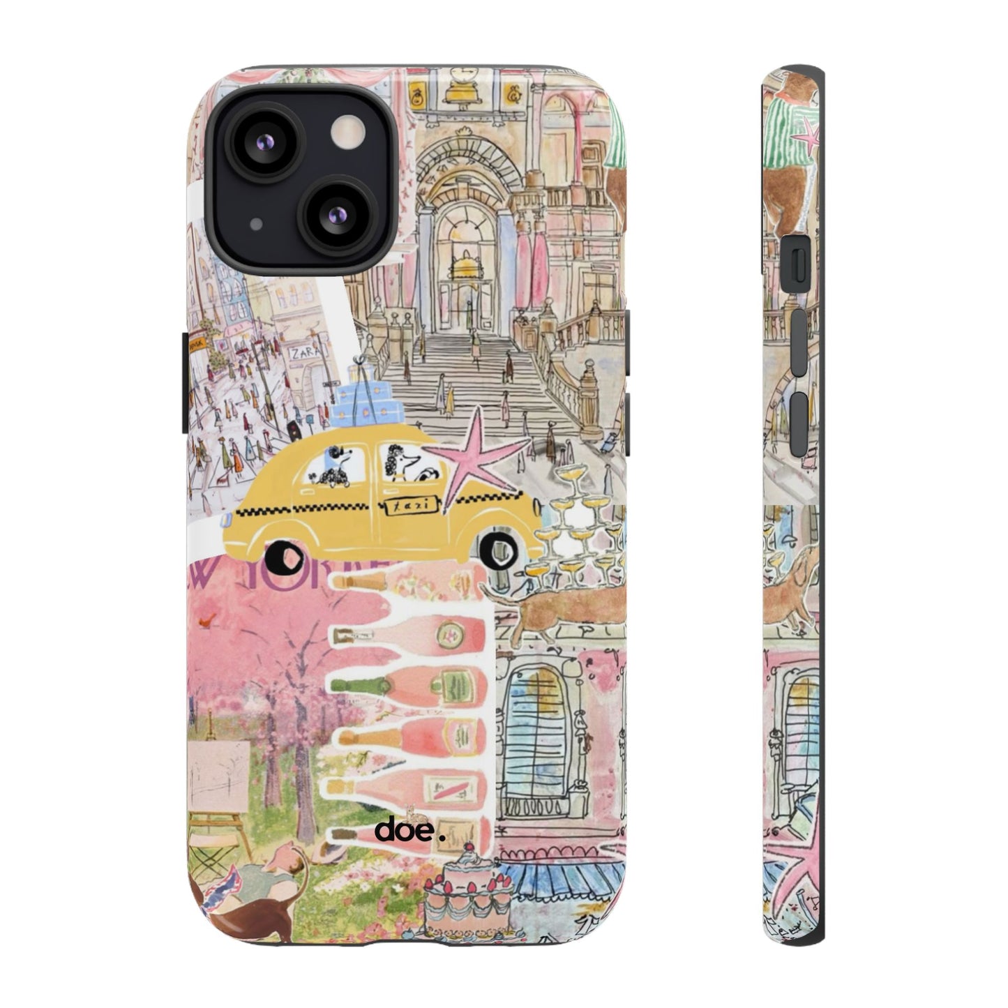Travel Clutter iPhone Case