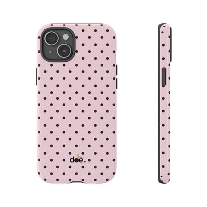 Pink Polka Dot iPhone Case
