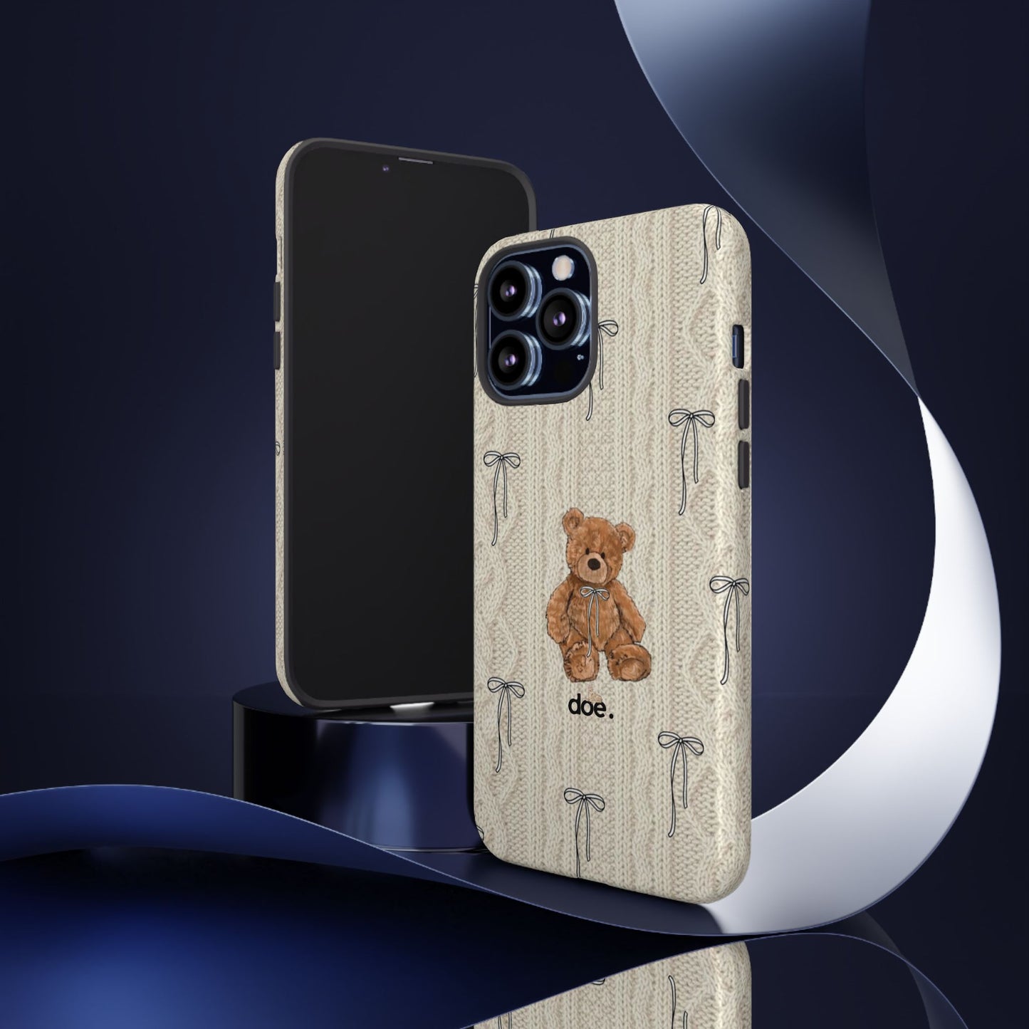 Little Bow Bear iPhone Case