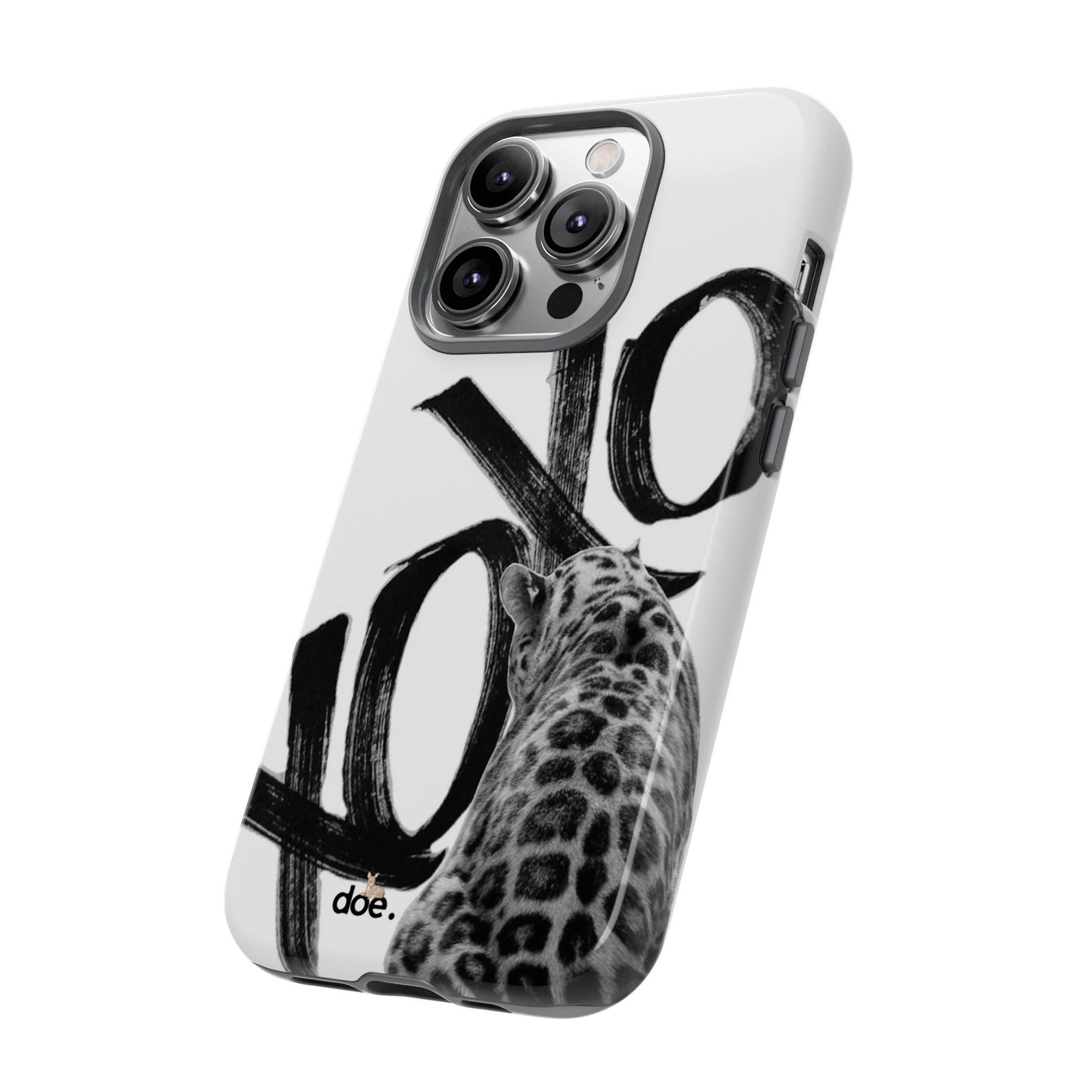 Leopard XOXO iPhone Case