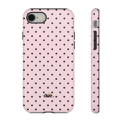 Pink Polka Dot iPhone Case