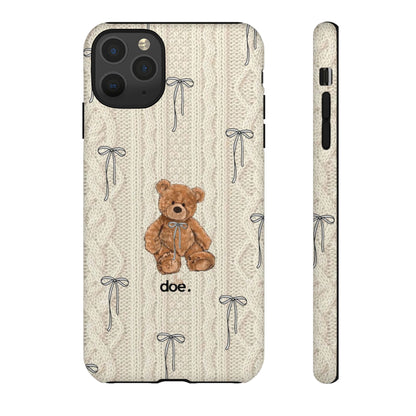 Little Bow Bear iPhone Case