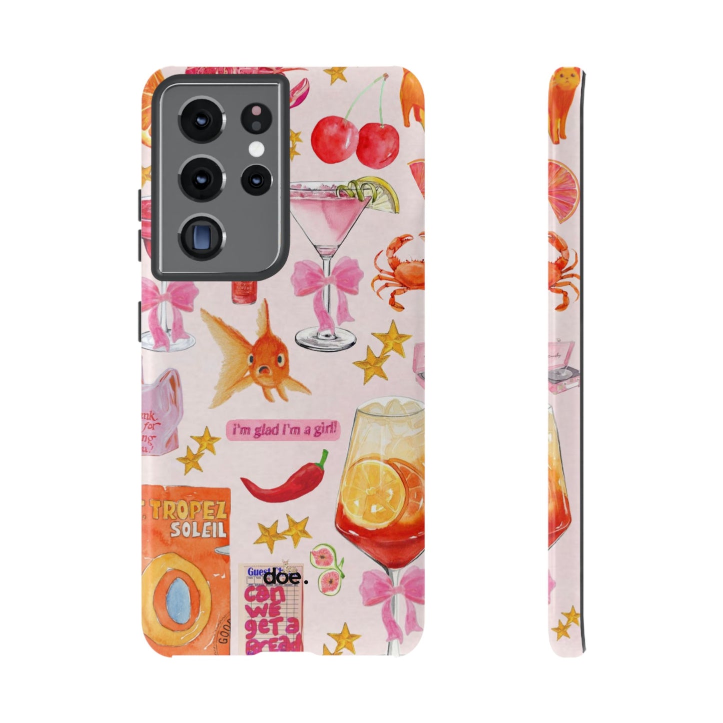 I'm glad I'm a girl Samsung Case