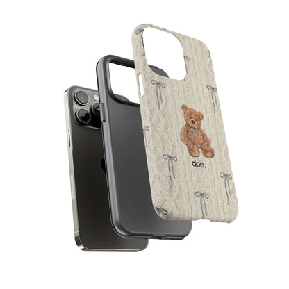 Little Bow Bear iPhone Case