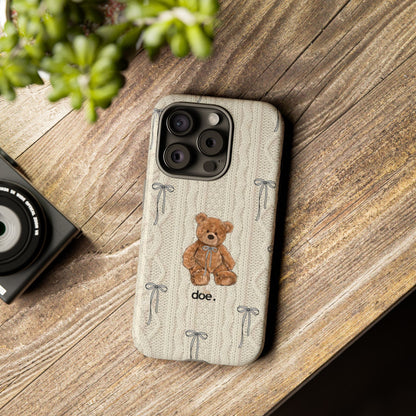 Little Bow Bear iPhone Case