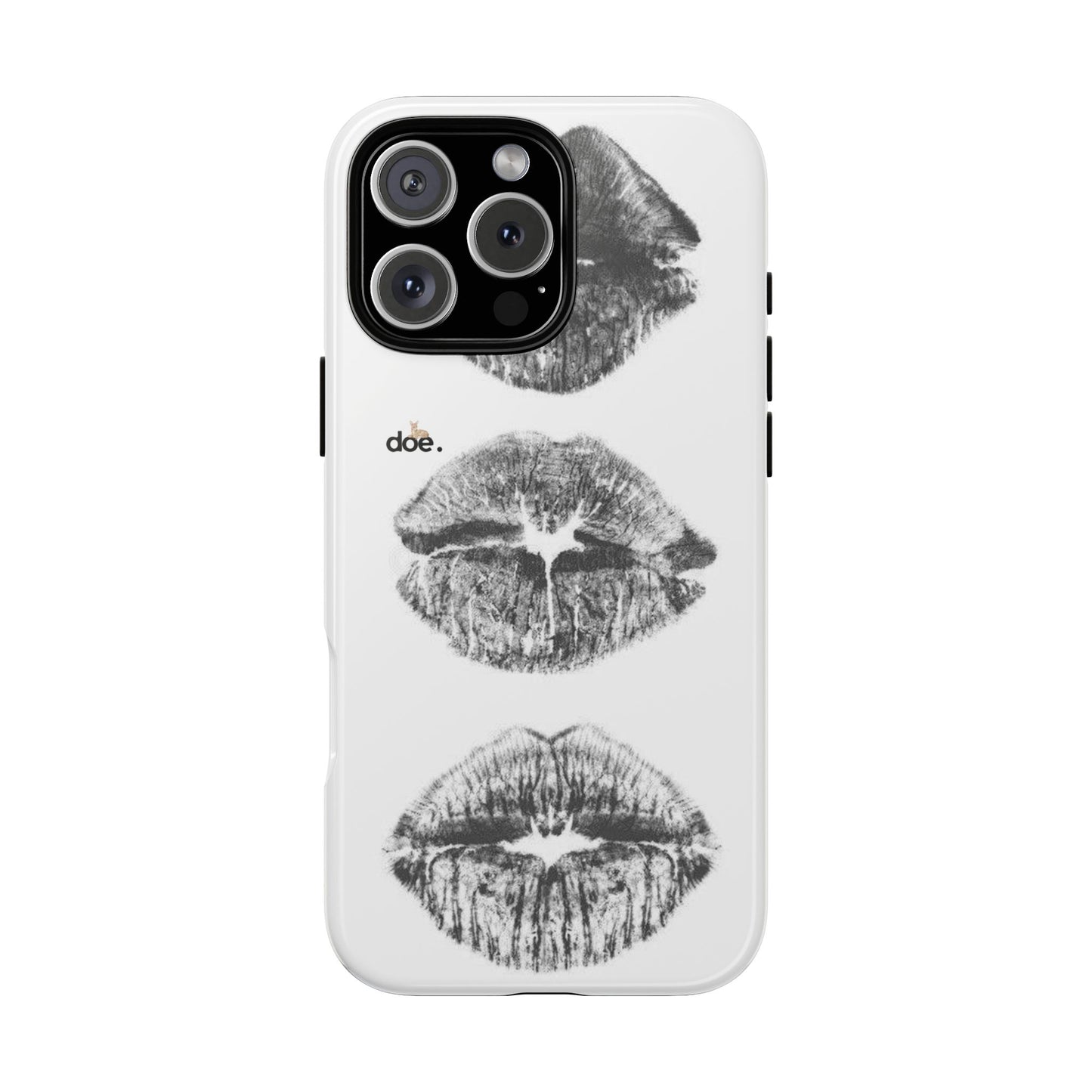 Three Kisses iPhone Case