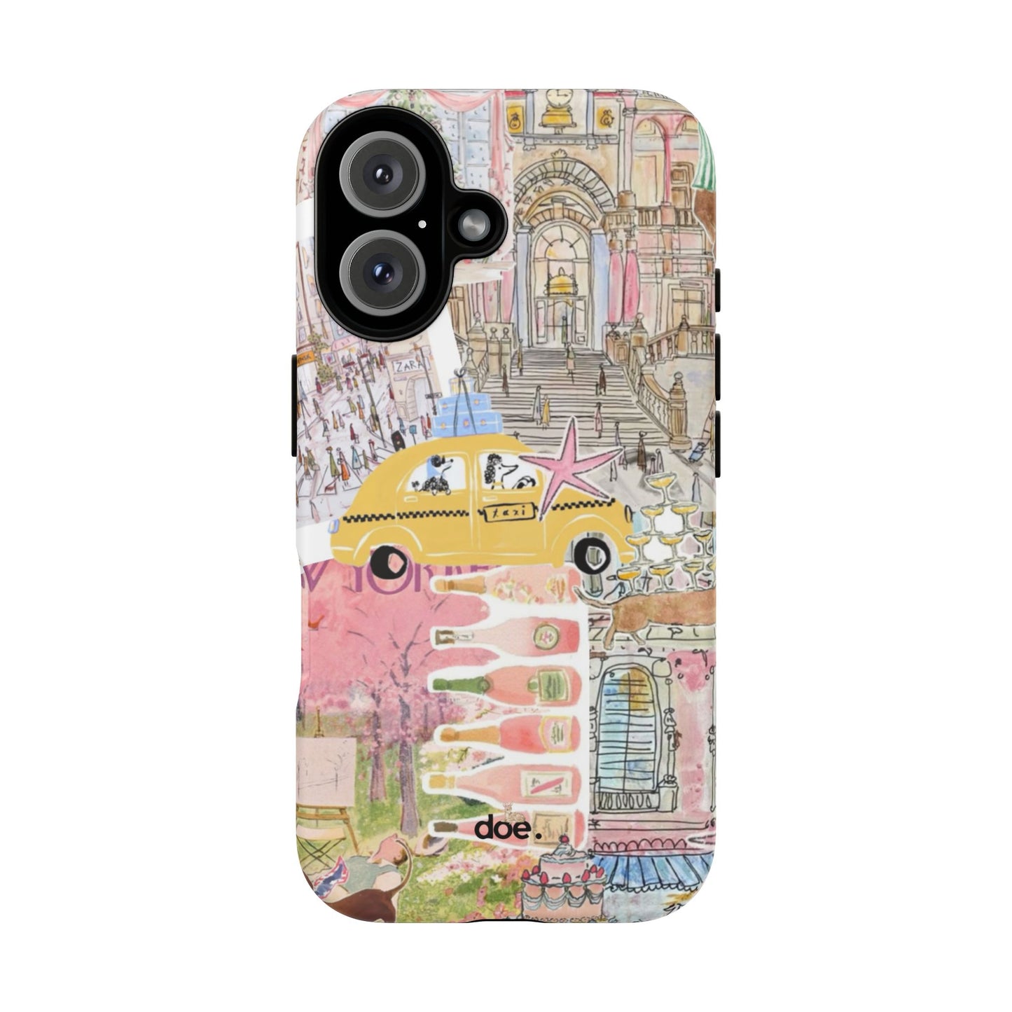 Travel Clutter iPhone Case