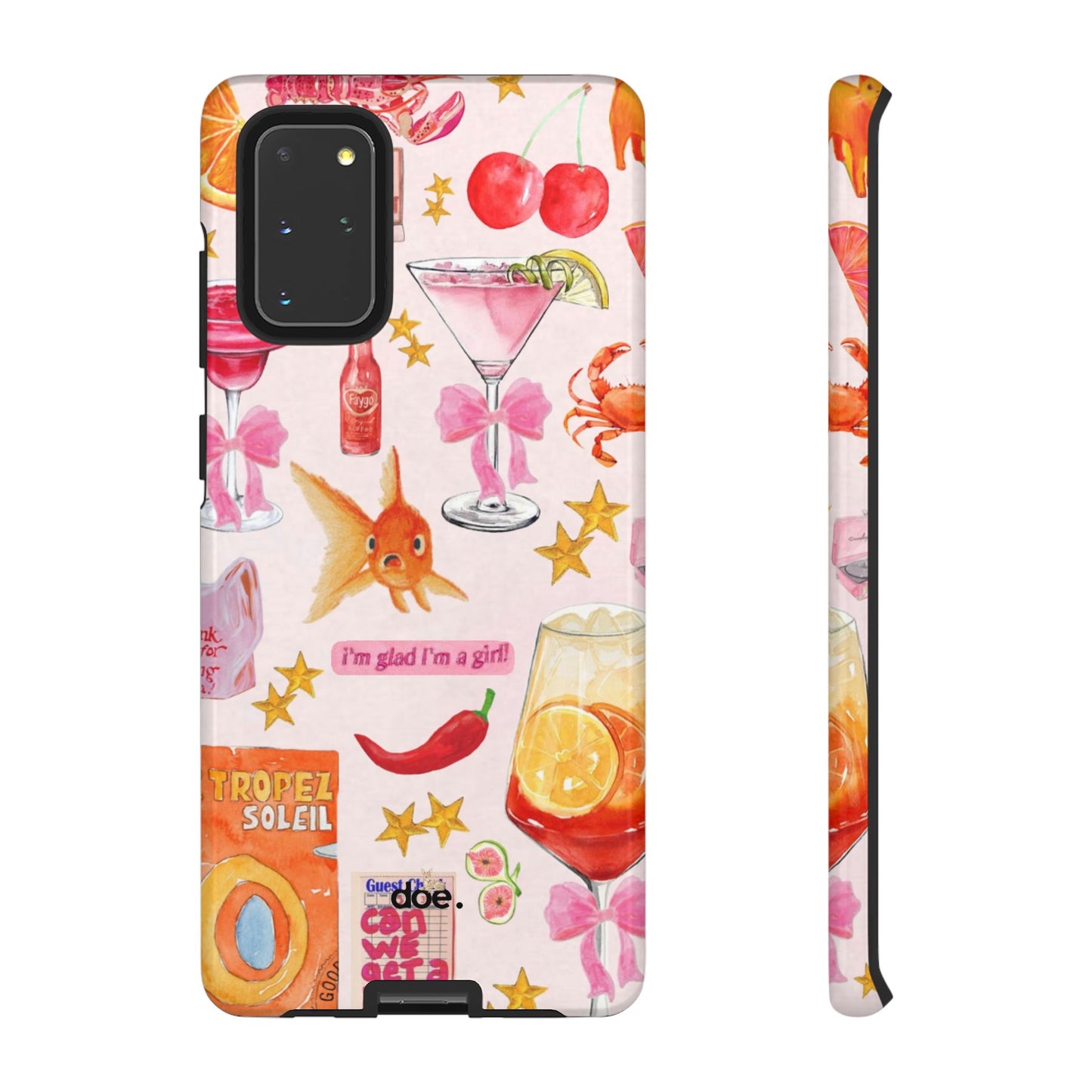I'm glad I'm a girl Samsung Case