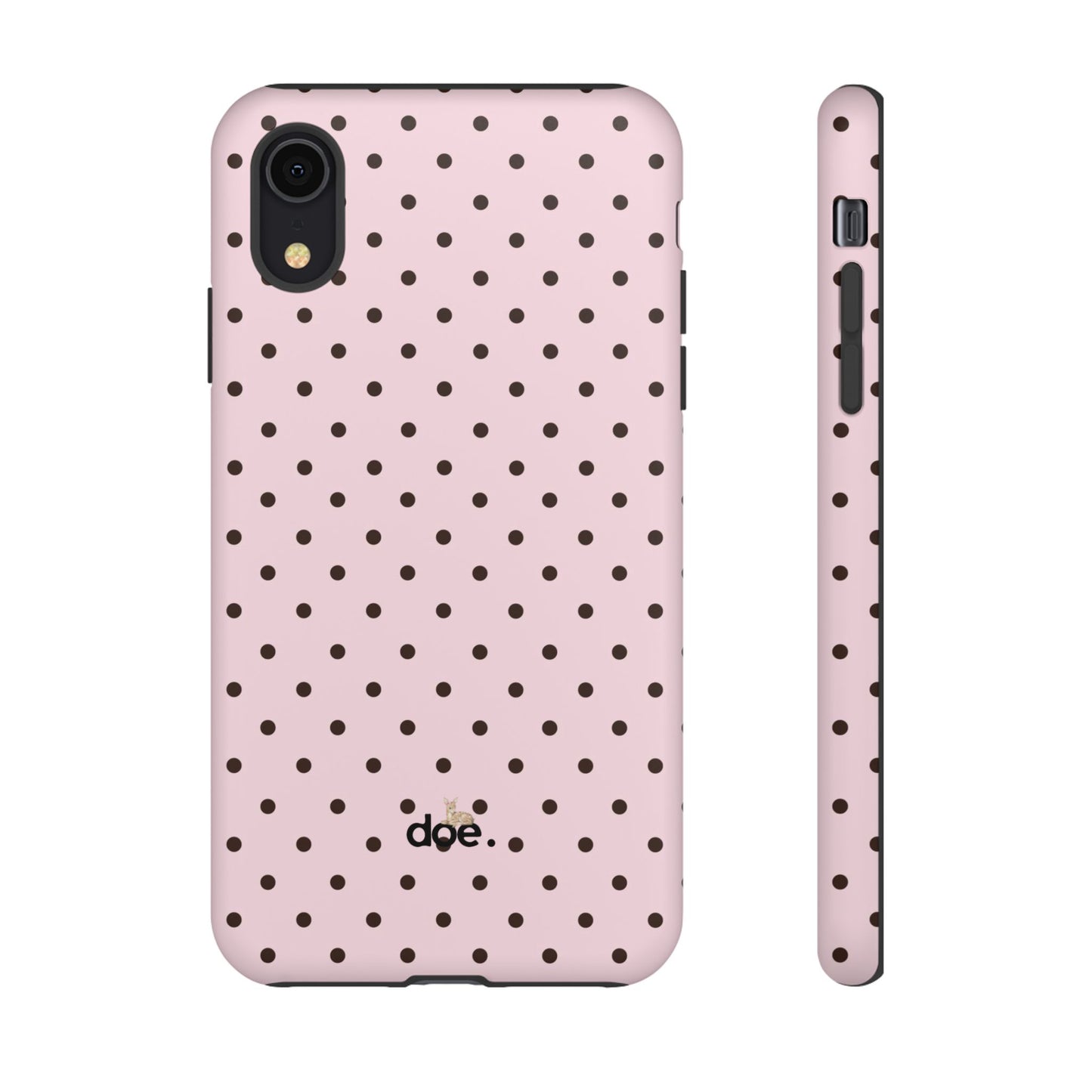 Pink Polka Dot iPhone Case