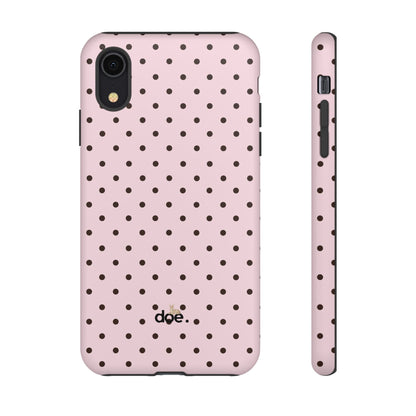 Pink Polka Dot iPhone Case