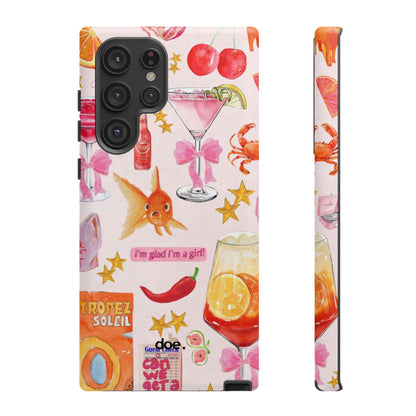 I'm glad I'm a girl Samsung Case