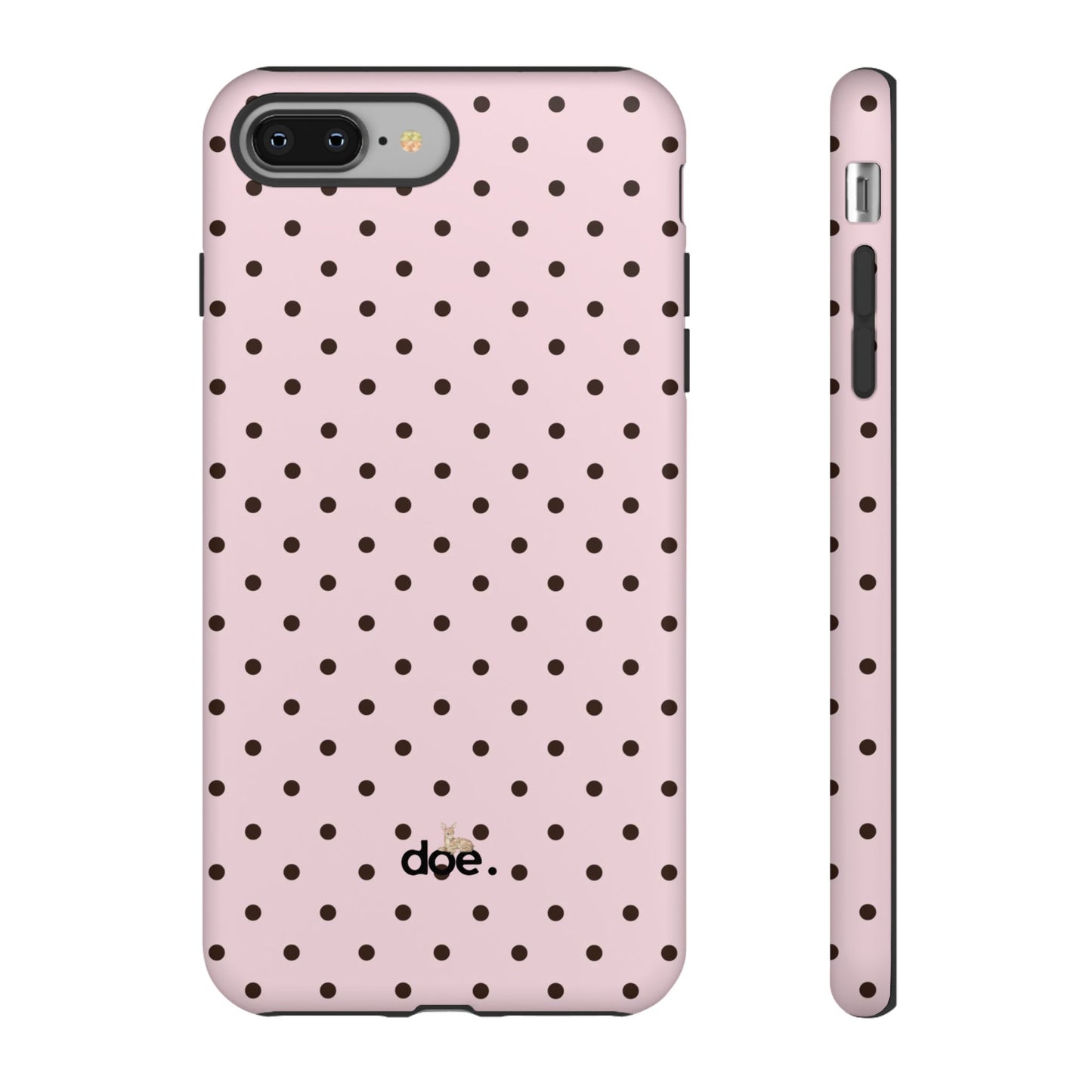 Pink Polka Dot iPhone Case