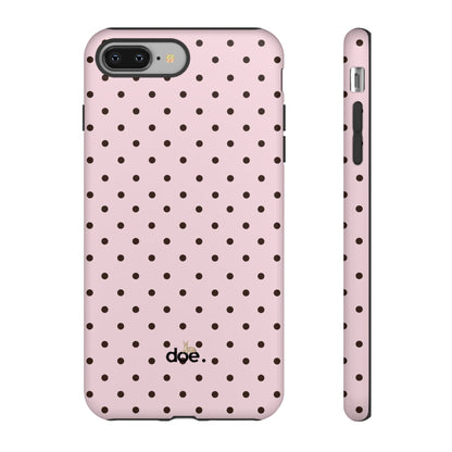 Pink Polka Dot iPhone Case