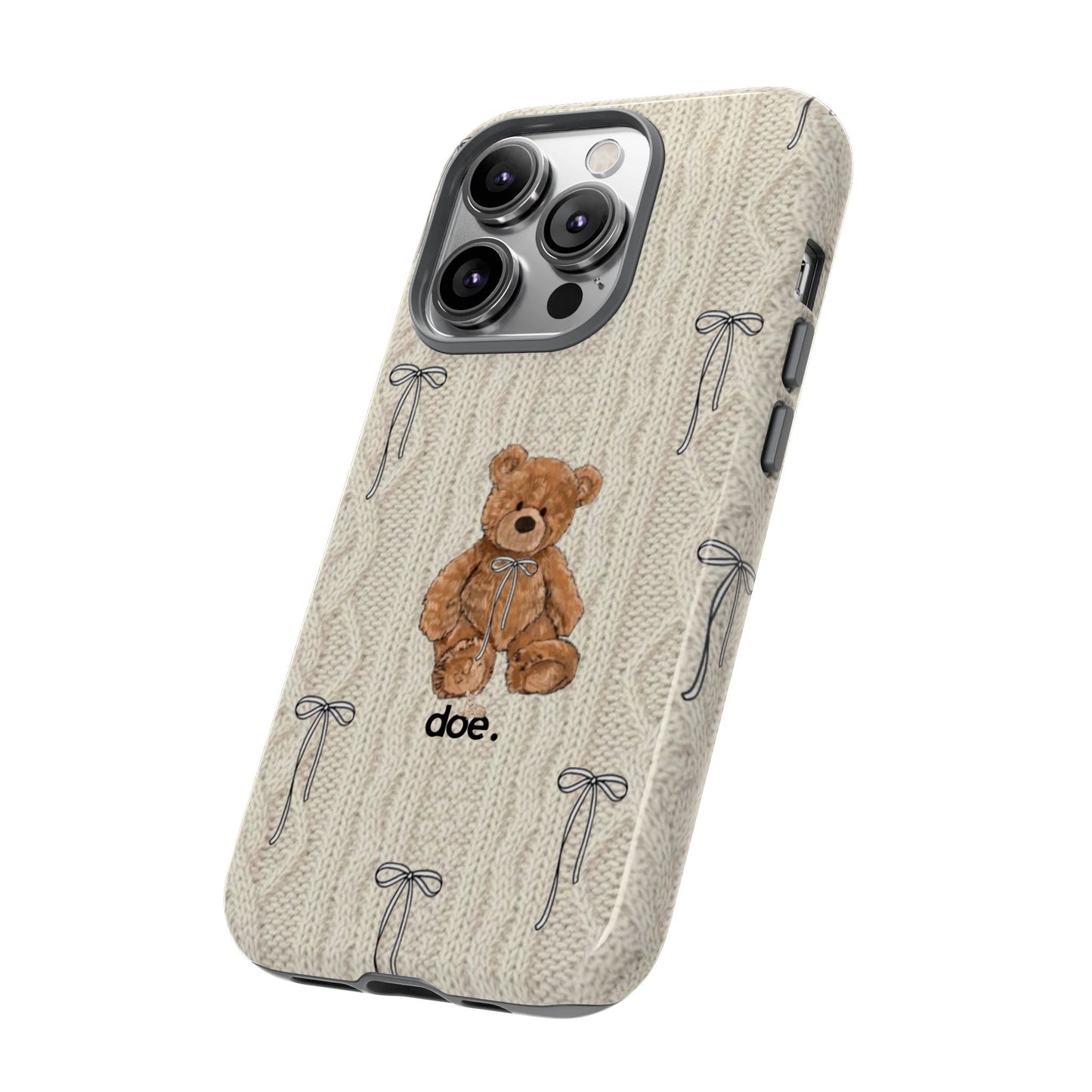 Little Bow Bear iPhone Case