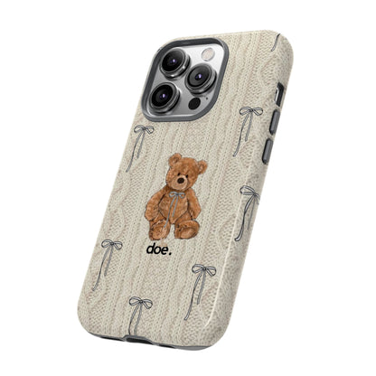 Little Bow Bear iPhone Case