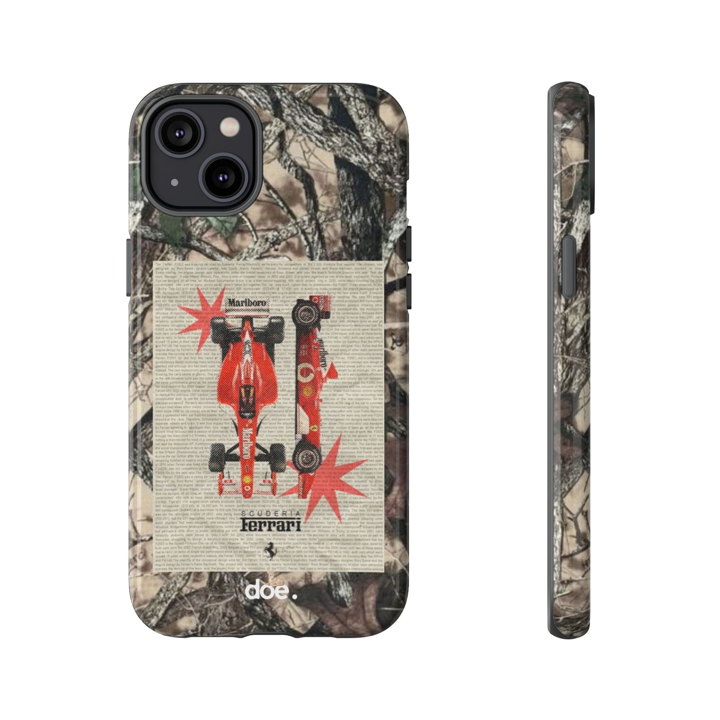 Camouflage Ferrari iPhone Case