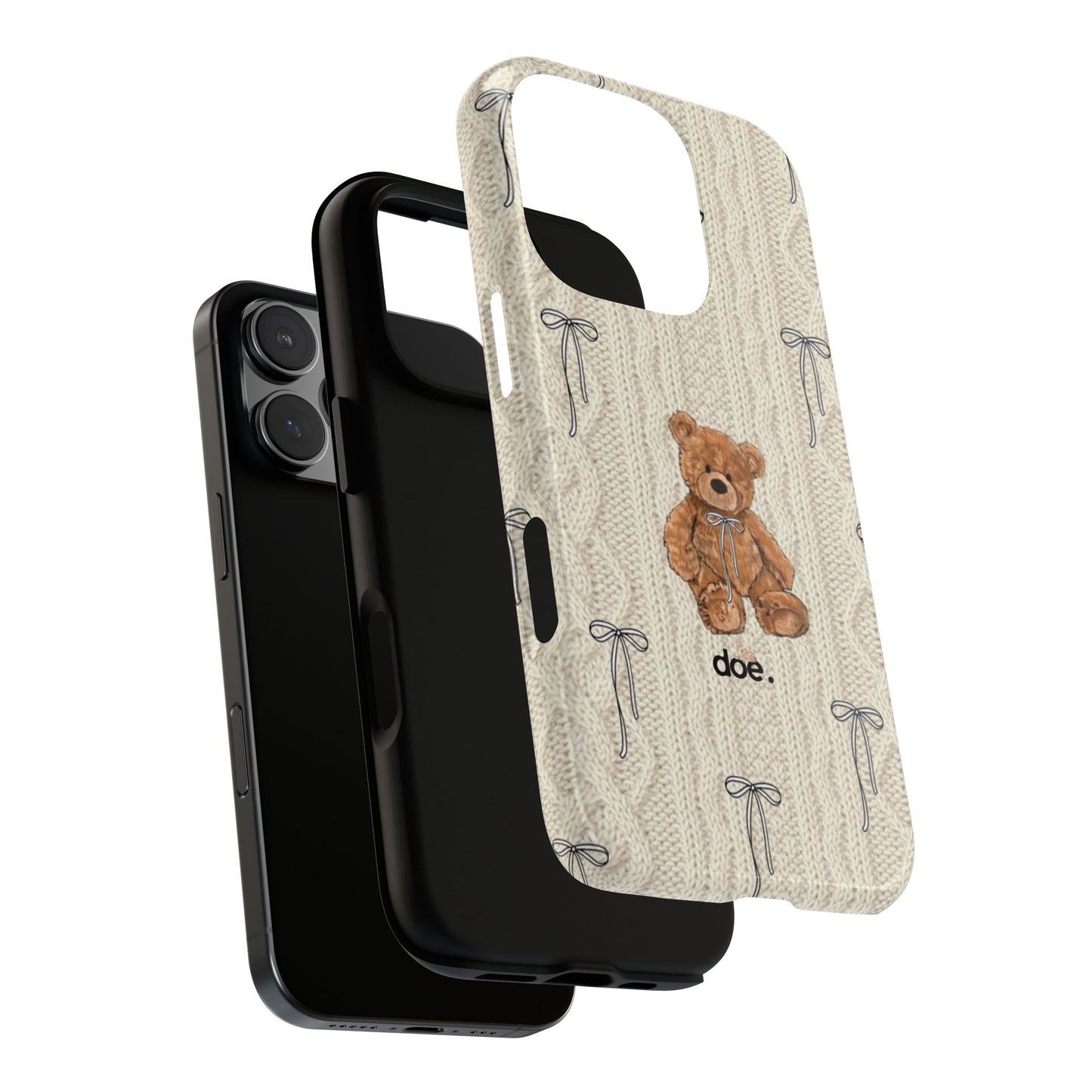 Little Bow Bear iPhone Case