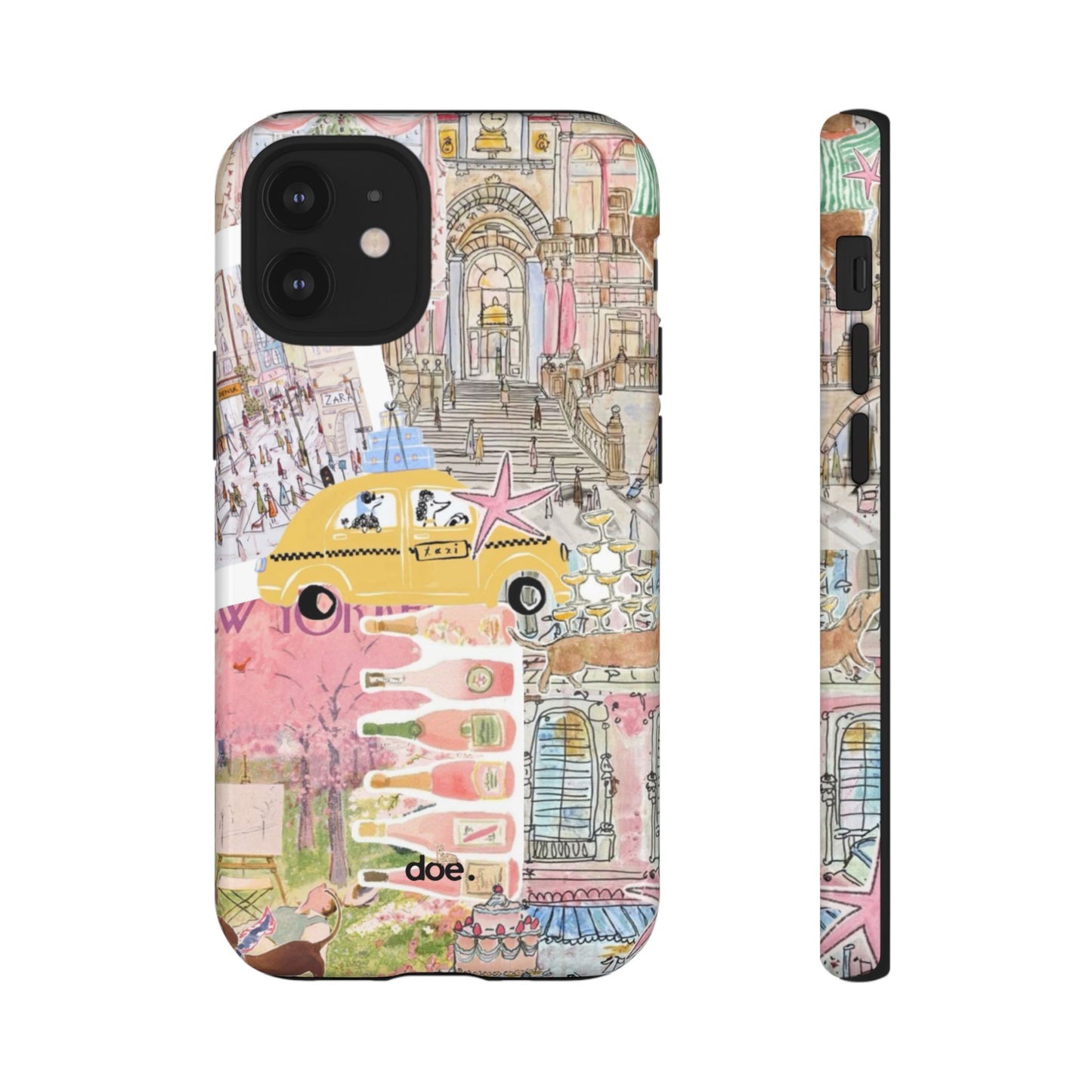 Travel Clutter iPhone Case