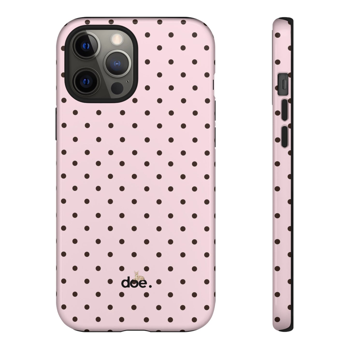 Pink Polka Dot iPhone Case