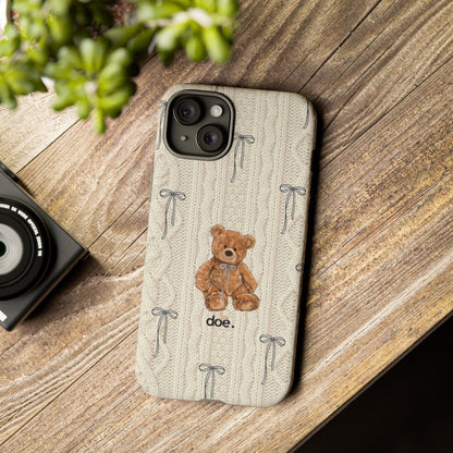Little Bow Bear iPhone Case