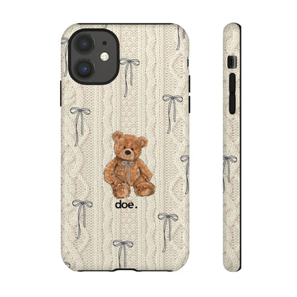 Little Bow Bear iPhone Case