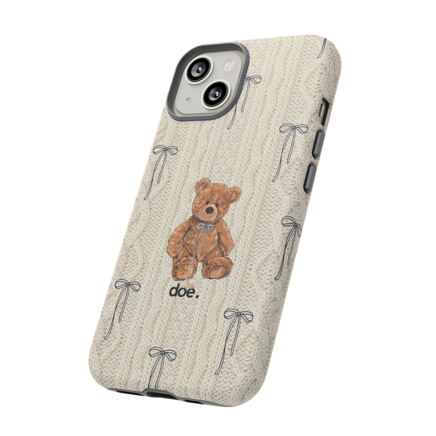 Little Bow Bear iPhone Case