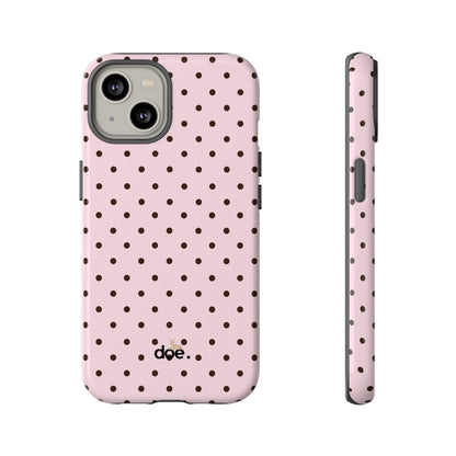 Pink Polka Dot iPhone Case