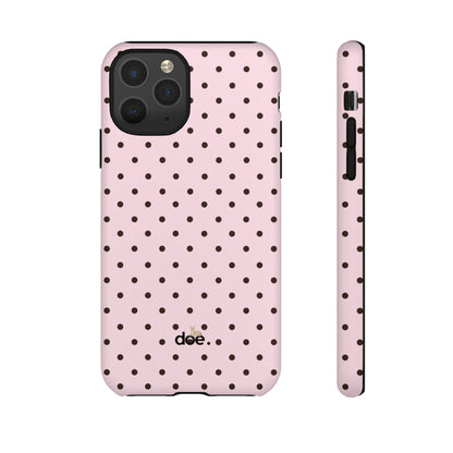 Pink Polka Dot iPhone Case