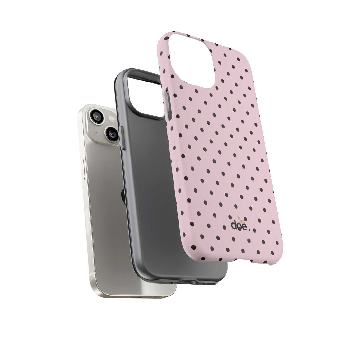 Pink Polka Dot iPhone Case