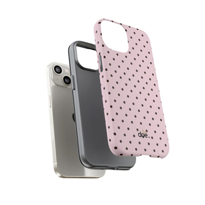Pink Polka Dot iPhone Case