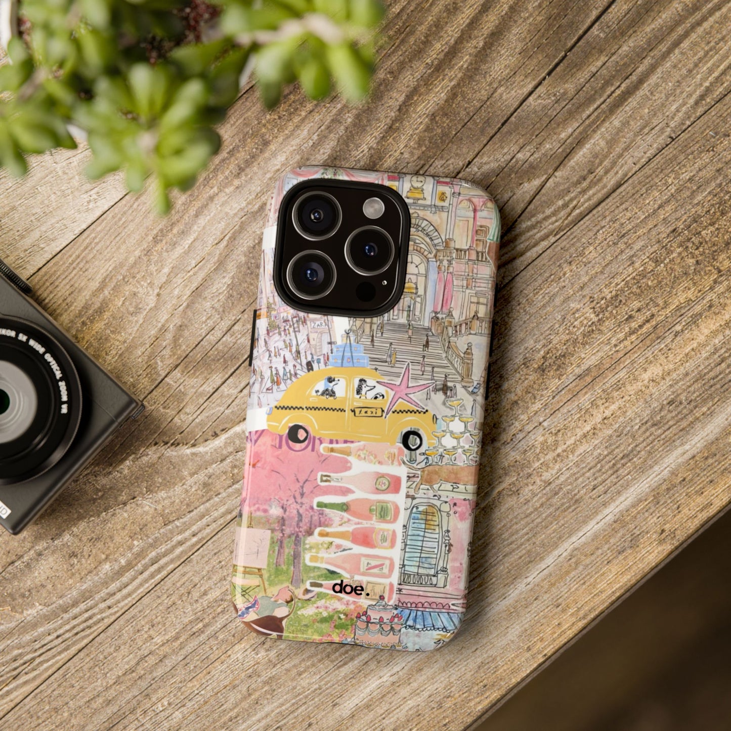 Travel Clutter iPhone Case