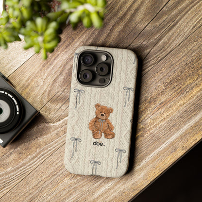 Little Bow Bear iPhone Case