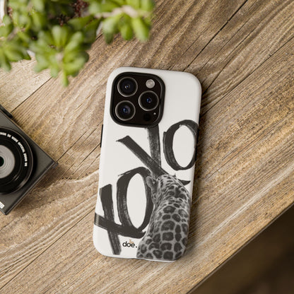 Leopard XOXO iPhone Case