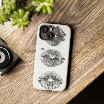 Three Kisses iPhone Case