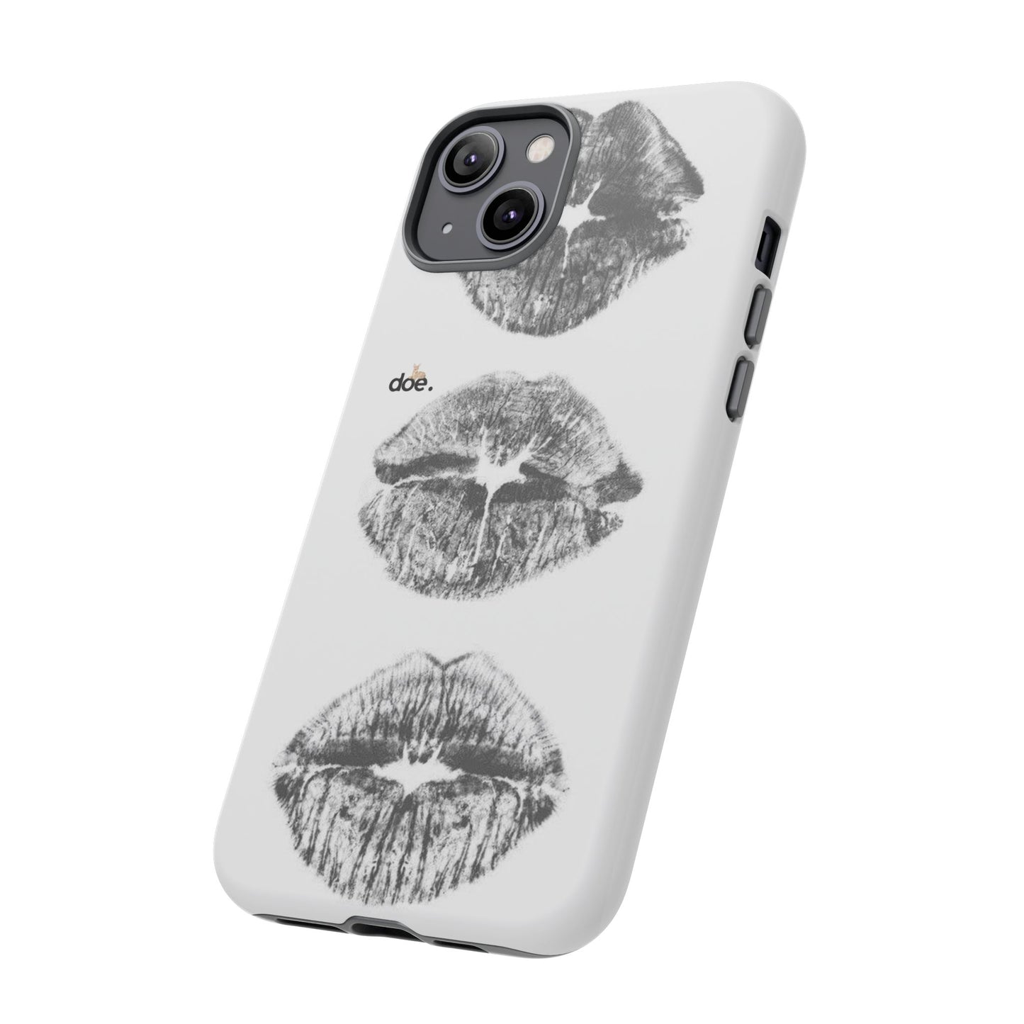 Three Kisses iPhone Case