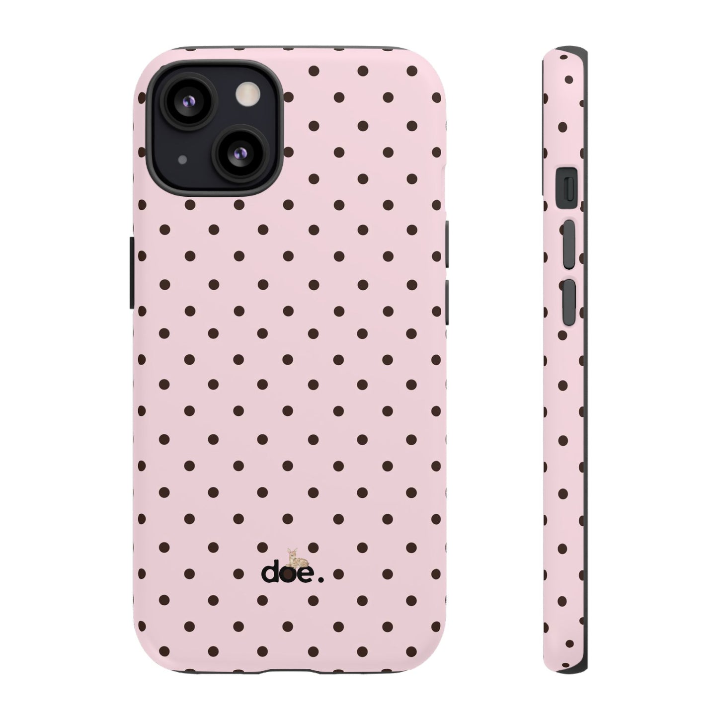 Pink Polka Dot iPhone Case
