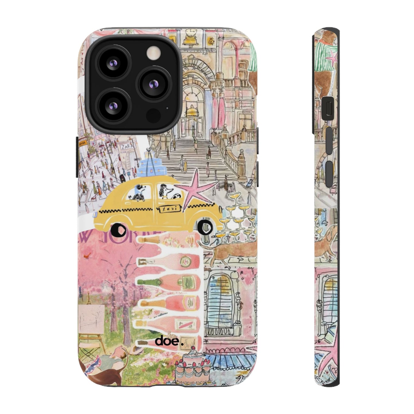 Travel Clutter iPhone Case
