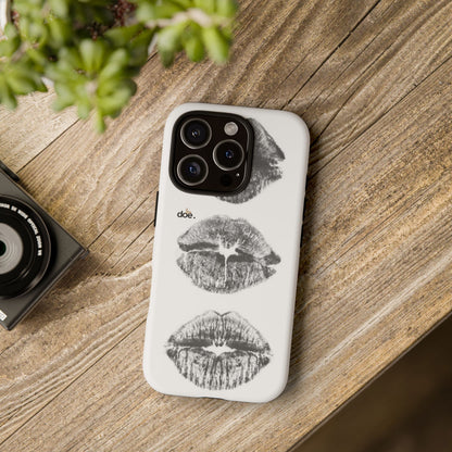 Three Kisses iPhone Case