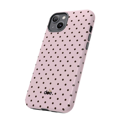 Pink Polka Dot iPhone Case