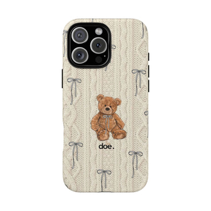 Little Bow Bear iPhone Case
