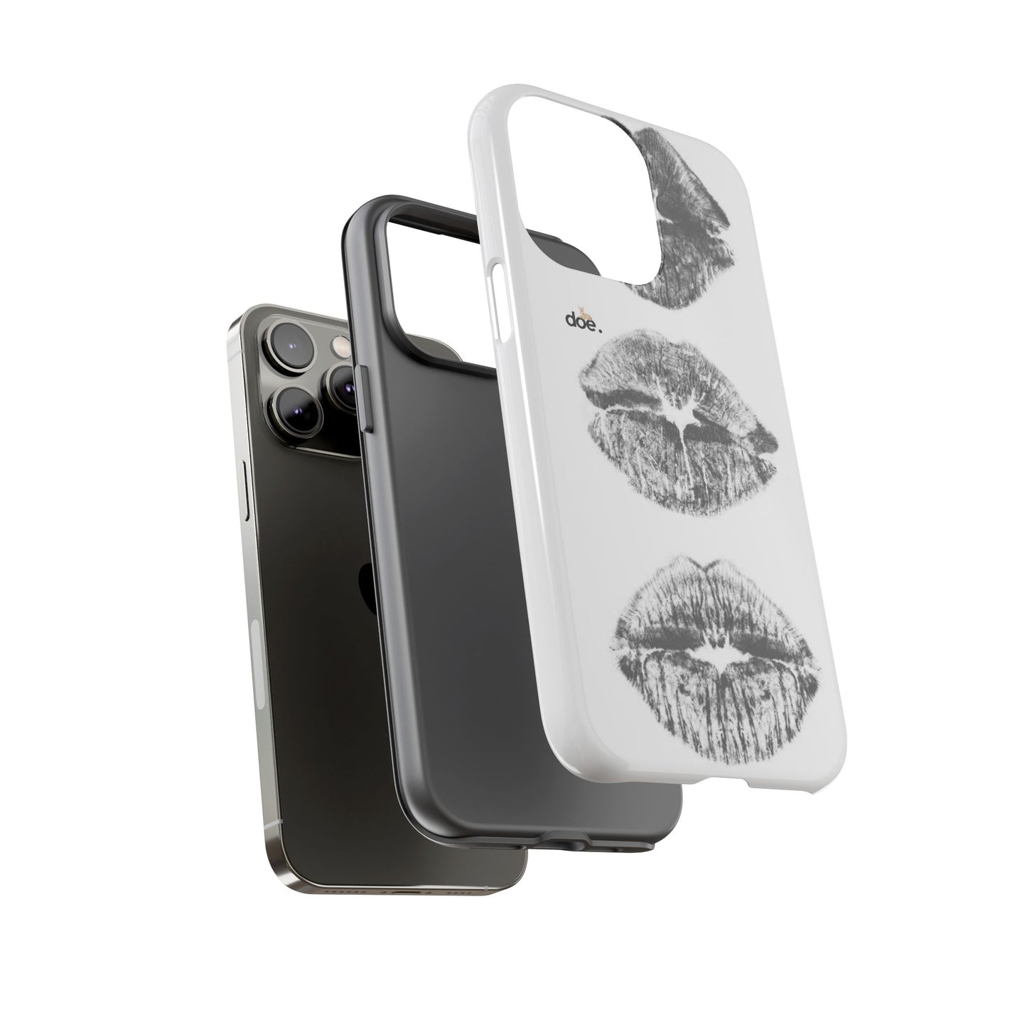 Three Kisses iPhone Case