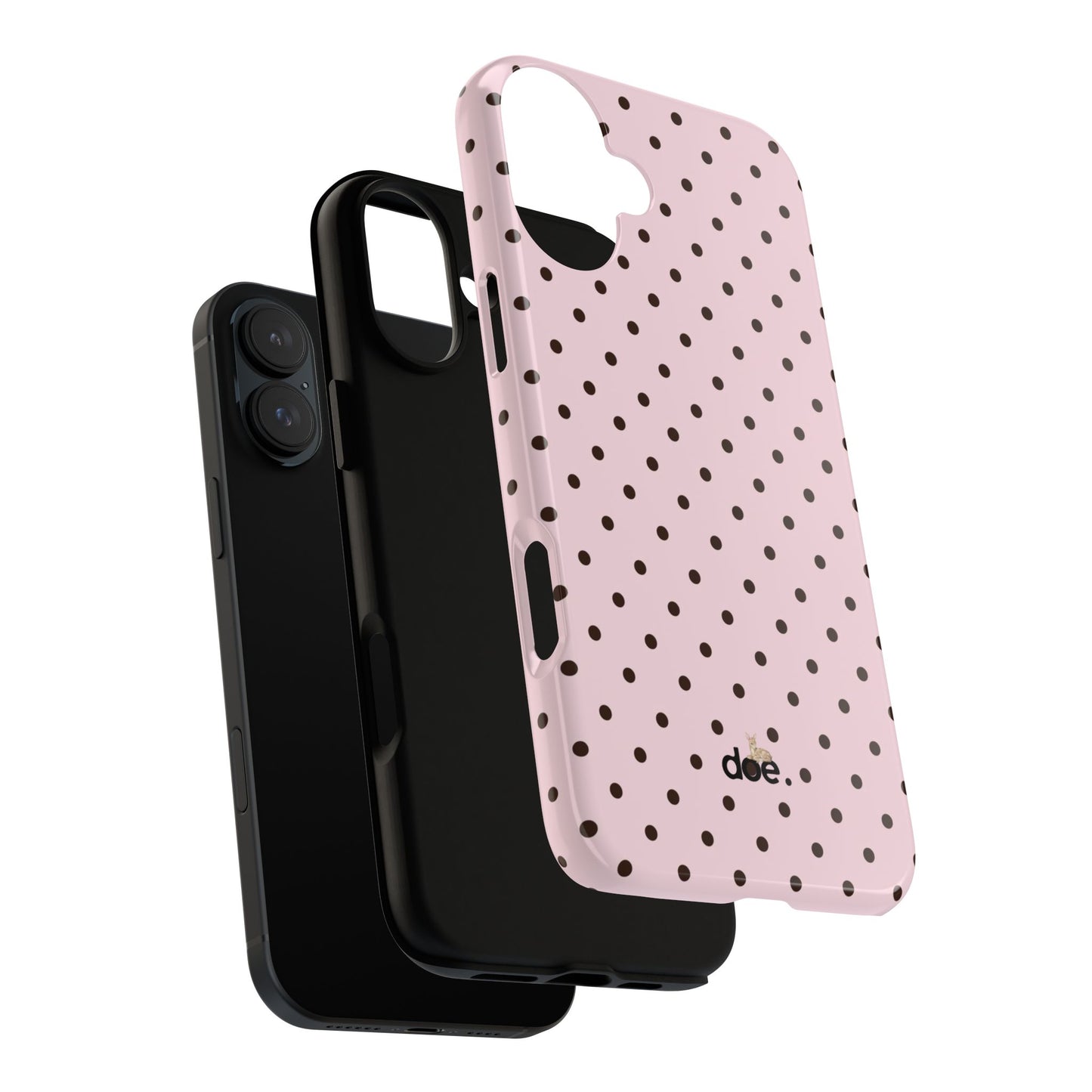 Pink Polka Dot iPhone Case