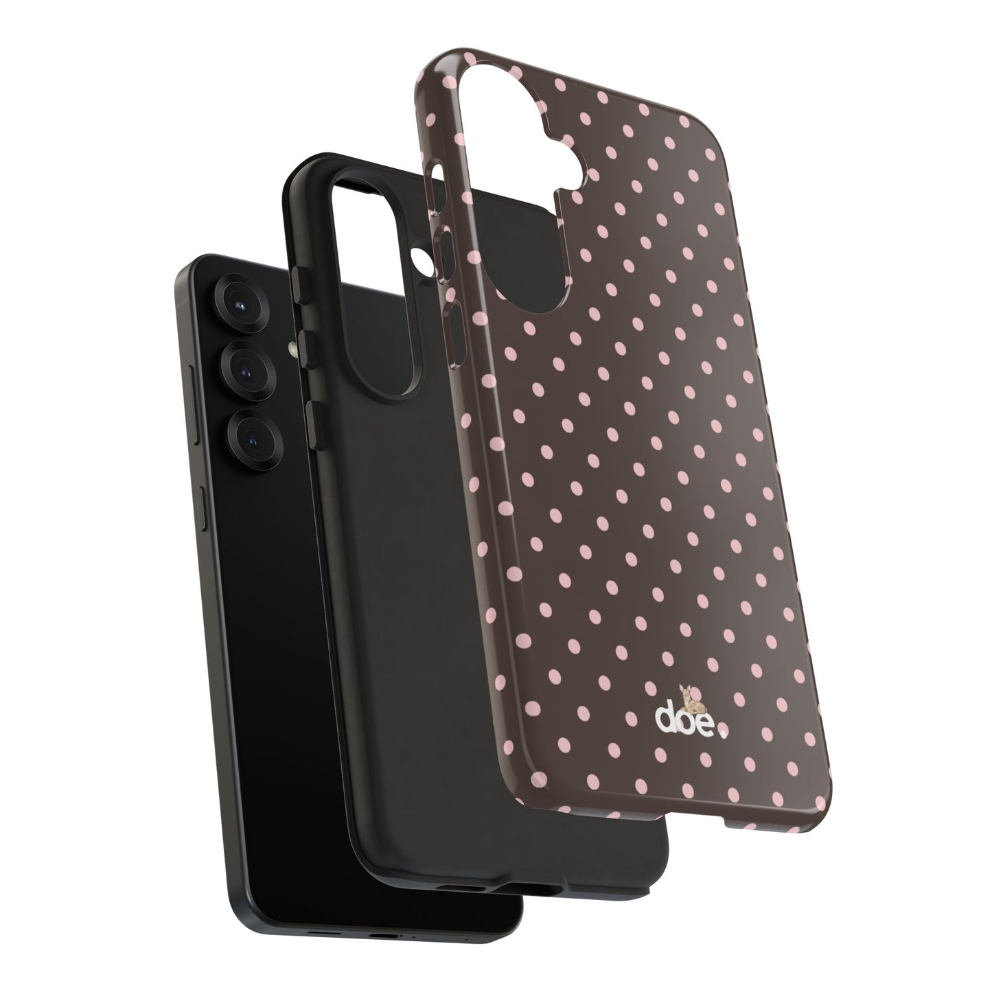Brown Polka Dot Samsung Case
