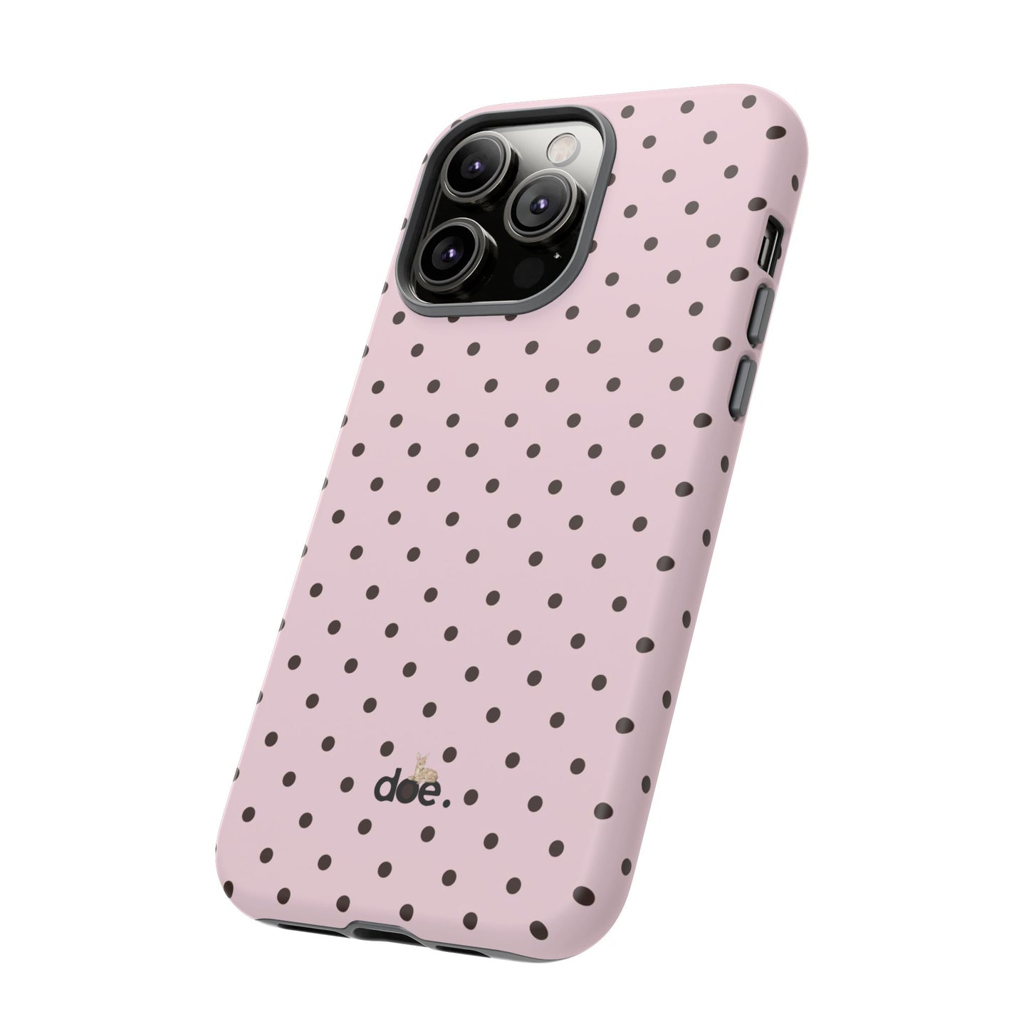Pink Polka Dot iPhone Case