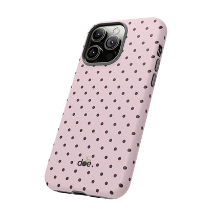 Pink Polka Dot iPhone Case